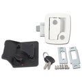 Ap Products AP Products 1007.1071 Bauer RV Entry Door Lock; White 1007.1071